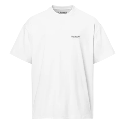 Supakar Wordmark Box Tee — design preview